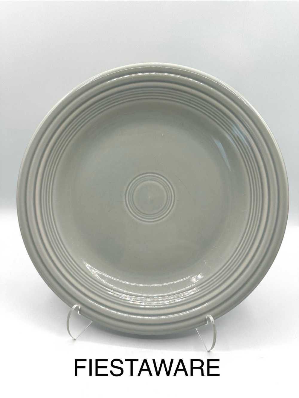 Fiestaware Dinner Plate 10.5” Grey (pearl)